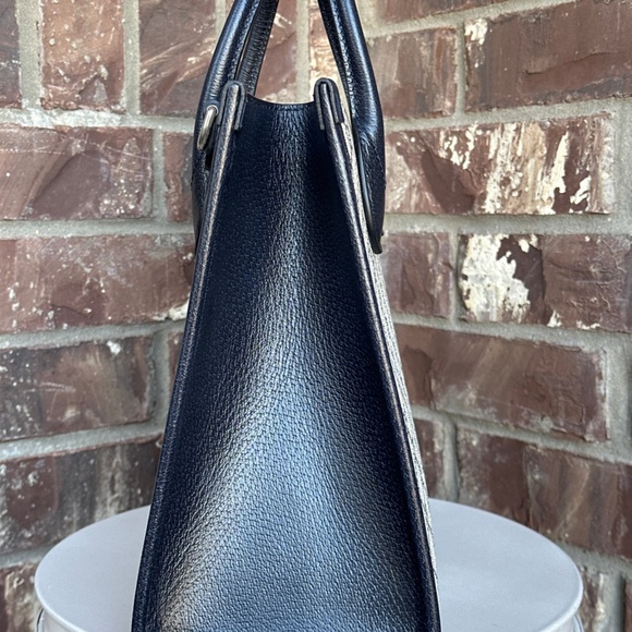 SOLD Gucci Structured Top Handle Open Tote GG Coated Canvas Small - Picture 7 of 8